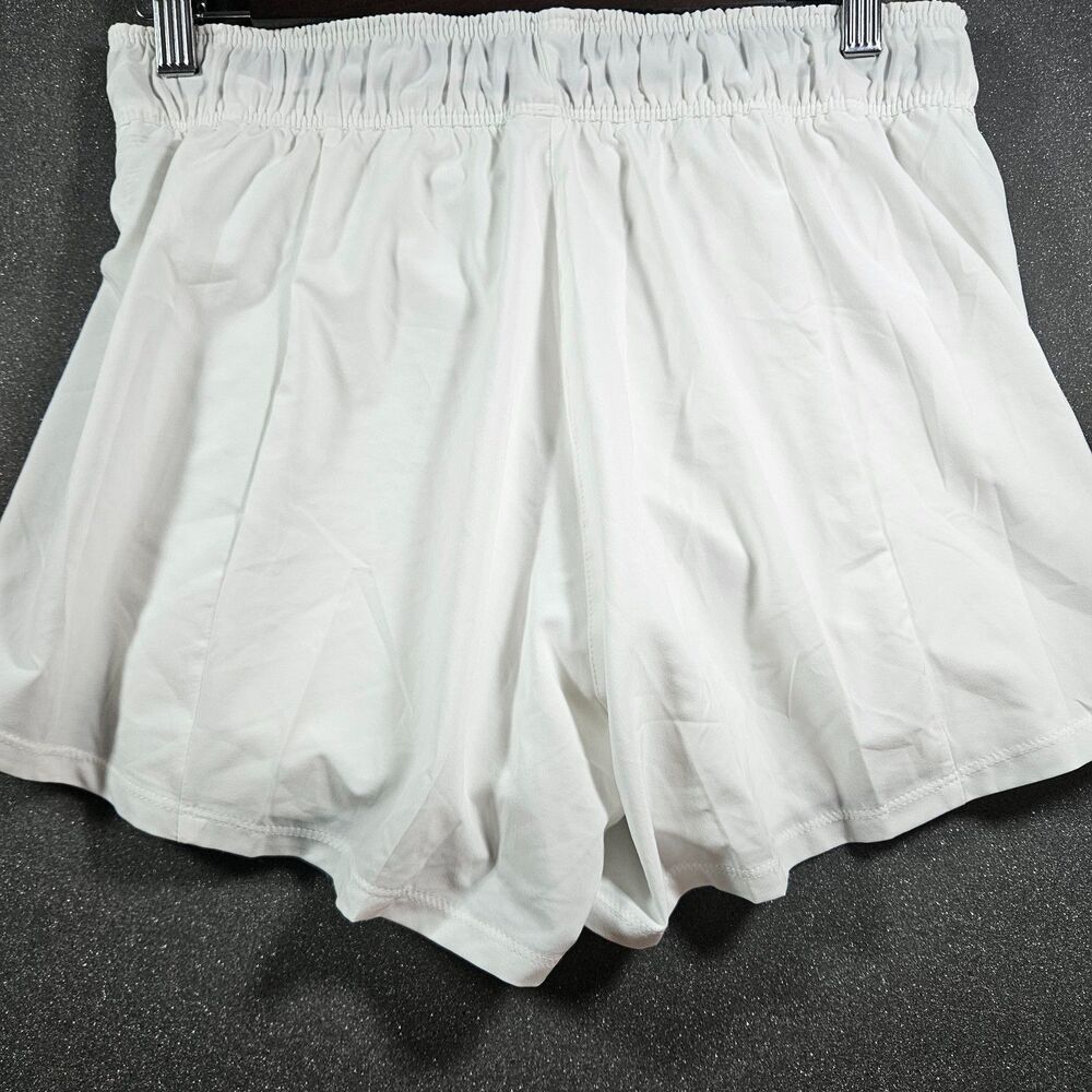 Nike Pro Skort Womens Size M White Athletic Tennis Running Skirt Built In Shorts
